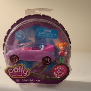 Purple and Orange Doll Convertible Car